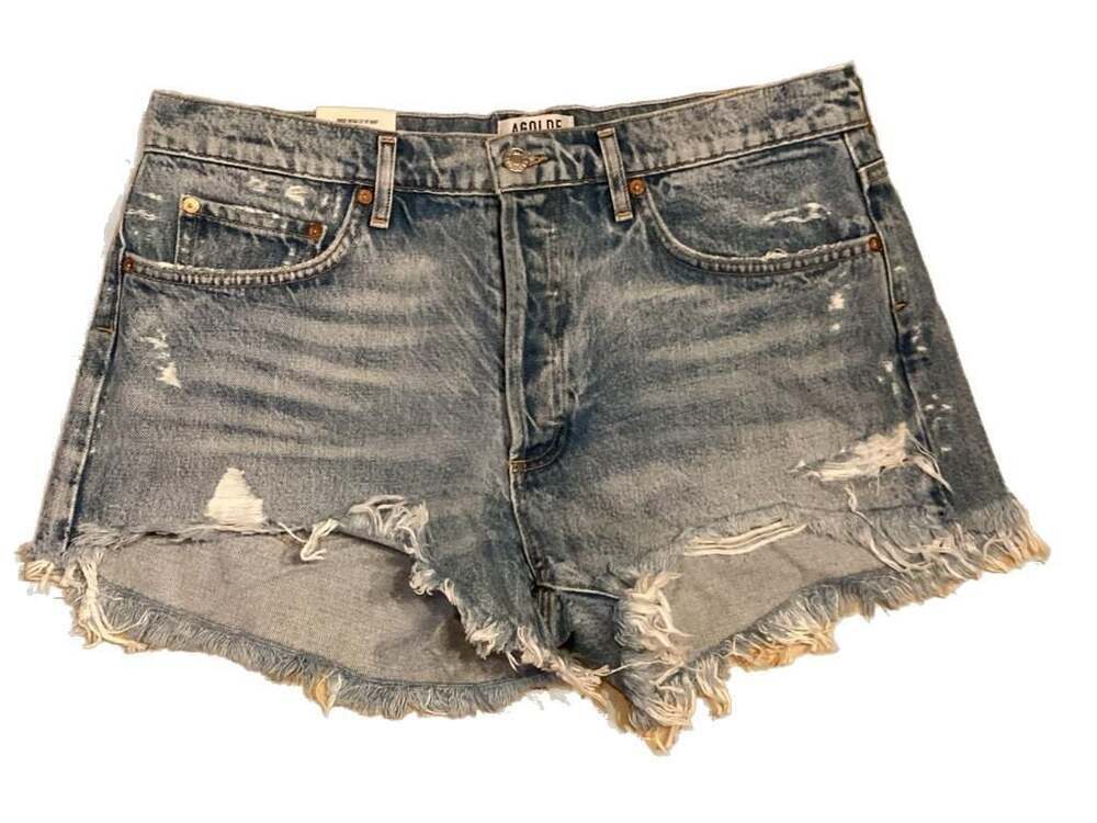 AGOLDE Parker Vintage Cut Off Shorts in Swapmeet